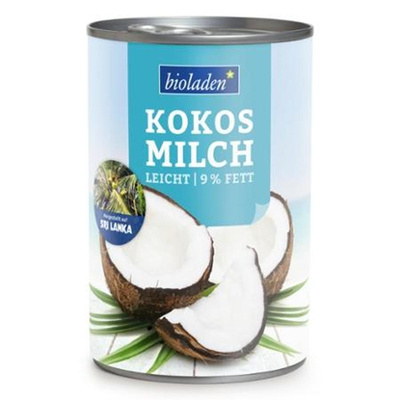 Produktfoto zu b*Kokosmilch fettarm 9% 400ml