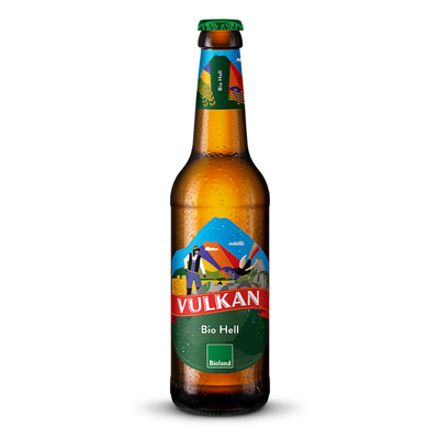 Produktfoto zu Vulkan Bier Hell 10x0,33l