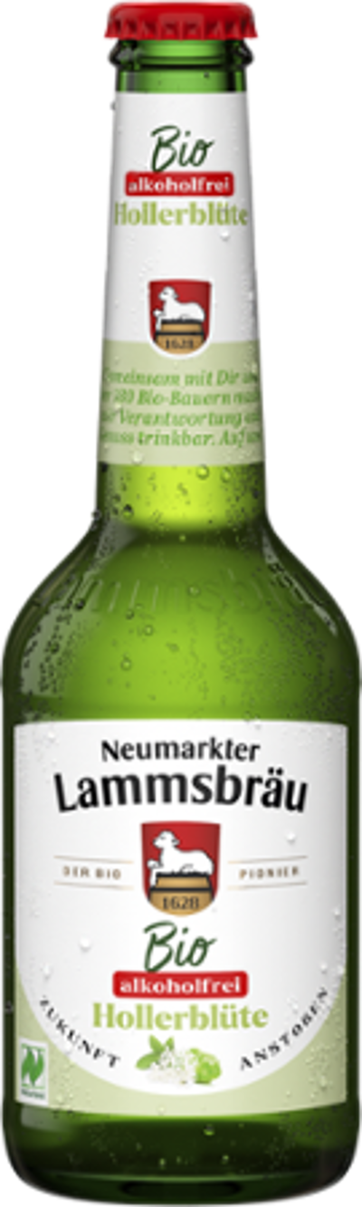 Produktfoto zu Lammsbräu Alkoholfrei Hollerblüte 10x0,33l