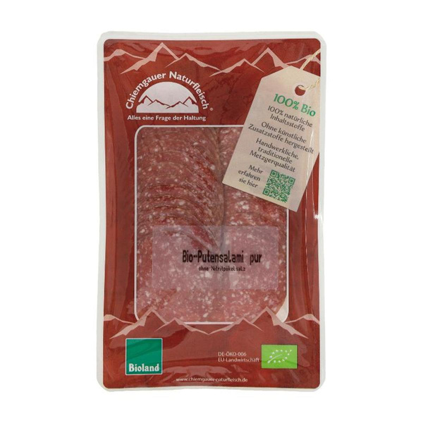 Produktfoto zu Putensalami geschnitten 75g