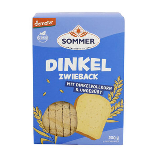 Produktfoto zu Dinkel Zwieback 200g