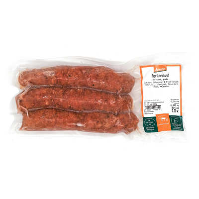 Produktfoto zu Bratwurst Paprika Rind 3er. ca.320g Tiefkühl