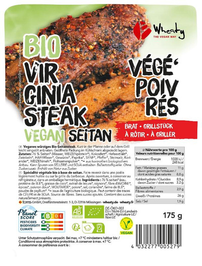 Produktfoto zu 2 Virginia Weizen-Steaks 175 g