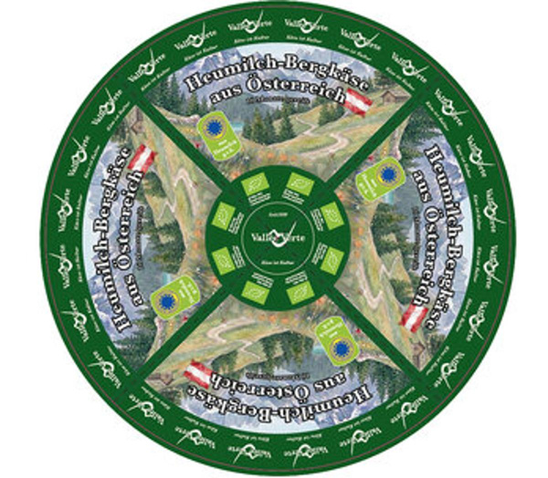 Produktfoto zu Heumilch-Bergkäse Österreich