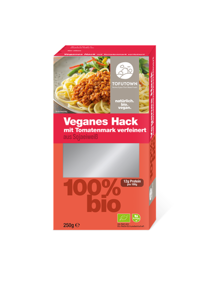 Produktfoto zu Veganes Hack mit Tomatenmark 250g