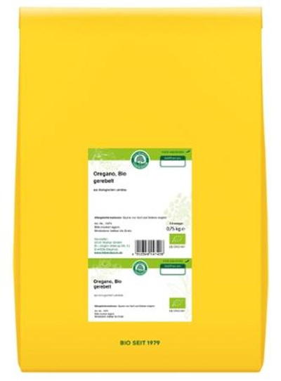 Produktfoto zu Oregano gerebelt getrocknet 0,75kg