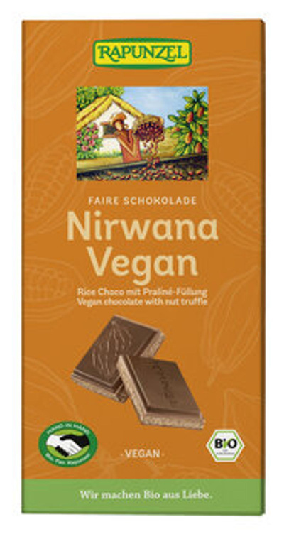 Produktfoto zu Nirwana vegane Schokolade HIH