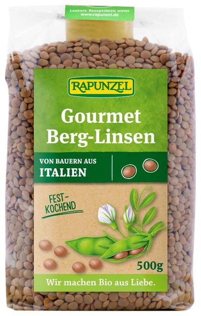 Produktfoto zu Gourmet Berg-Linsen, braun 500g