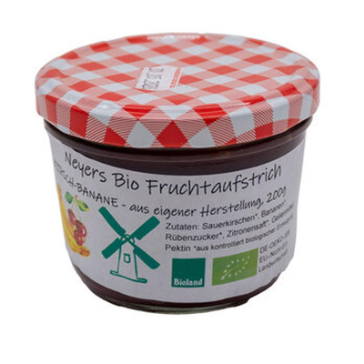 Produktfoto zu Kirsch-Bananenaufstrich 200g