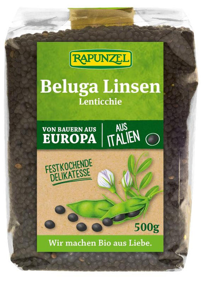 Produktfoto zu Beluga Linsen schwarz, klein