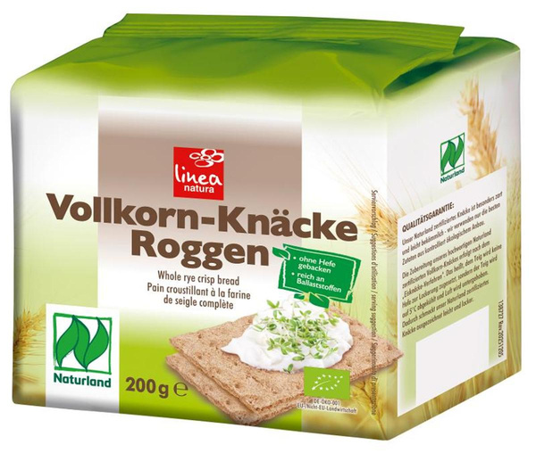 Produktfoto zu Roggen Vollkorn Knäcke