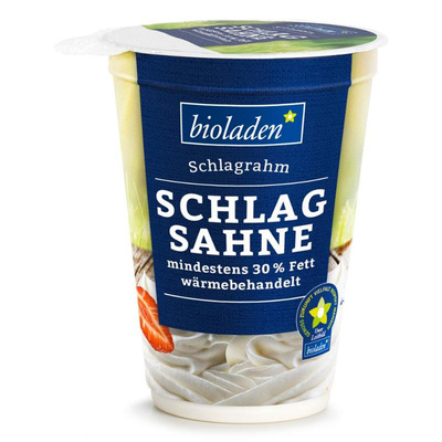 Produktfoto zu b*Schlagsahne 30% - im Becher