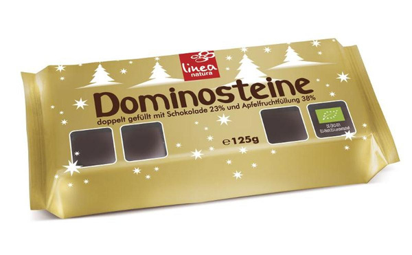 Produktfoto zu Dominosteine Zartbitter 125g
